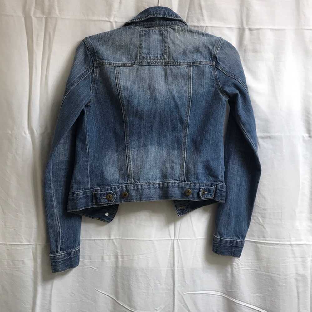 Distressed denim jacket - Picture 2 of 3